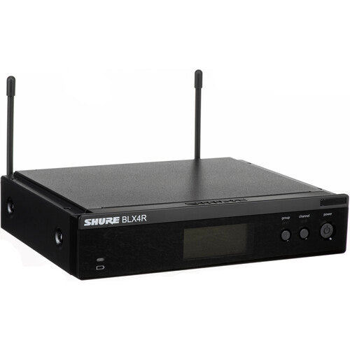 Shure BLX14R/W85M wireless rackmount lavalier microphone system with cardioid WL185 mic