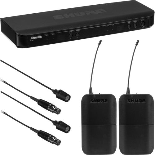 Shure BLX188/CVL Dual-Channel Wireless Cardioid Lavalier Microphone System (H9: 512 to 542 MHz)