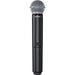 Shure BLX2 Beta 58A handheld wireless microphone transmitter J11 band 596-616 MHz supercardioid vocal microphone