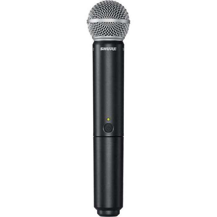 Shure BLX2 PG58 handheld wireless microphone transmitter H10 band 542-572 MHz dynamic vocal microphone system