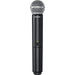 Shure BLX2 PG58 handheld wireless microphone transmitter J11 band 596-616 MHz dynamic vocal microphone system