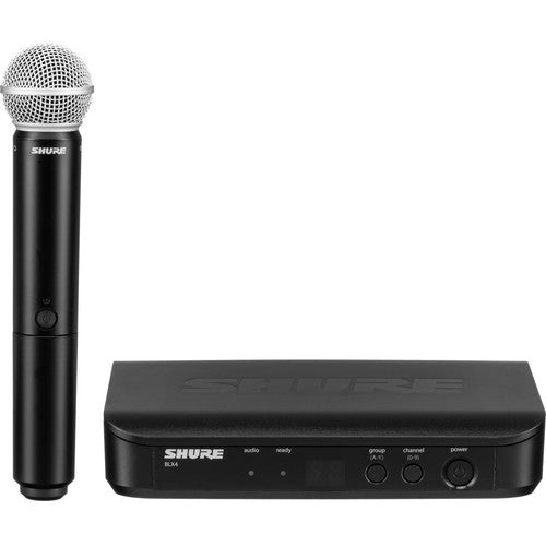 Shure BLX24/PG58 wireless handheld microphone system with PG58 capsule H10 band 542-572 MHz