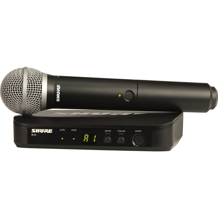 Shure BLX24/PG58 Wireless Microphone System with PG58 Capsule - H9 512-542 MHz