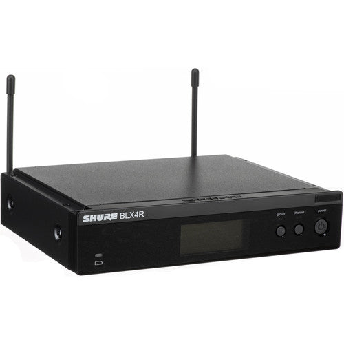 Shure BLX24R/B58 wireless handheld microphone system with Beta 58A capsule and rackmount receiver (H11: 572–596 MHz)