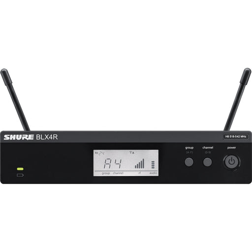 Shure BLX24R/SM58 Rackmount Wireless Handheld Microphone System with SM58 Capsule in H10 Band