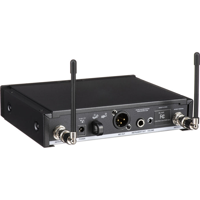 Shure BLX24R/SM58 wireless handheld microphone system with SM58 capsule and rackmount receiver - H11 band