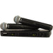 Shure BLX288/B58 dual-channel wireless handheld microphone system with Beta 58A capsules in H11 frequency band