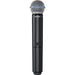 Shure BLX288/B58 dual-channel wireless handheld microphone system with Beta 58A capsules in H11 frequency band