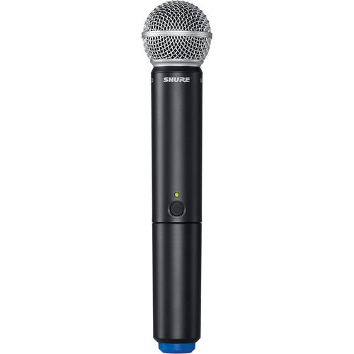 Shure BLX288/SM58 dual-channel wireless microphone system with SM58 handheld transmitters (H9: 512–542 MHz)