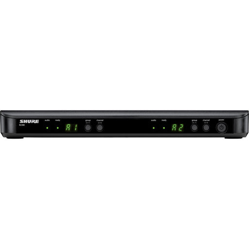 Shure BLX88 dual-channel tabletop wireless receiver H9 band 512-542 MHz for BLX wireless microphone systems