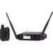 Shure GLXD14+ dual-band wireless guitar system with GLXD4+ receiver and bodypack transmitter for professional live performance.