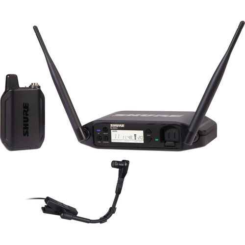 Shure GLXD14+ Dual-Band Wireless Instrument System with bodypack and guitar cable