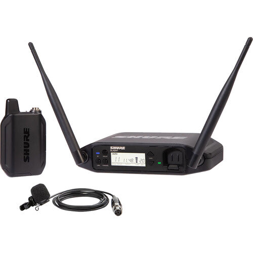 Shure GLXD14+ Wireless Presenter System with Dual-Band Technology and WL185 Lavalier Microphone