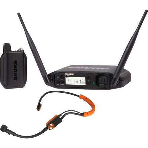Shure GLXD14+ Wireless Fitness Headset System with dual-band technology (Z3: 2.4, 5.8 GHz)