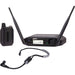 Shure GLXD14+ wireless headset system with dual-band operation in 2.4 and 5.8 GHz bands
