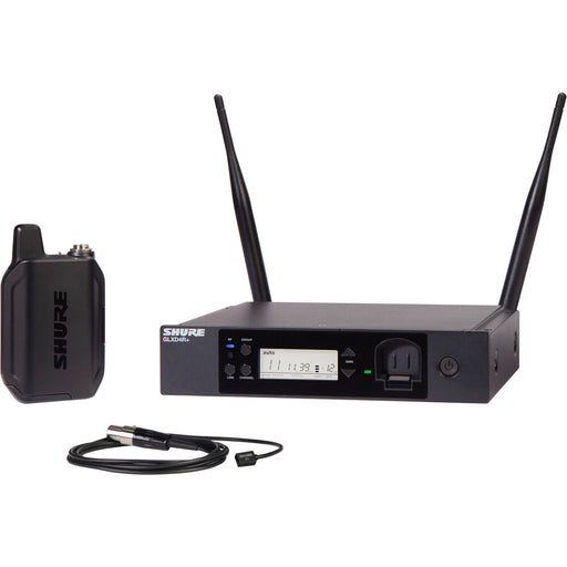 Shure GLXD14R+ Dual-Band Wireless Presenter System with Rackmount Receiver and Lavalier Microphone