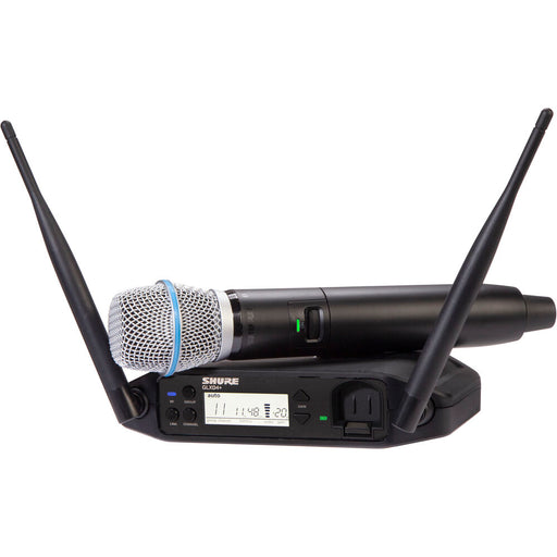 Shure GLXD24+ wireless vocal system with BETA 87A microphone and dual-band Z3 frequency