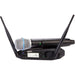 Shure GLXD24+ wireless vocal system with BETA 87A microphone and dual-band Z3 frequency