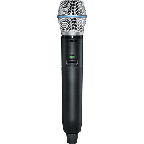 Shure GLXD24+ wireless vocal system with BETA 87A microphone and dual-band Z3 frequency