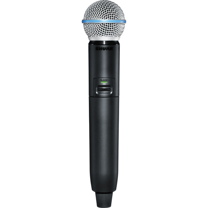 Shure GLXD24R+ Dual-Band Wireless Vocal Rack System with BETA 58A Microphone Z3