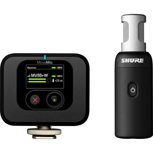 Shure MoveMic 88+ Wireless Microphone Kit for Mobile Devices and Cameras