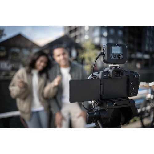 Shure MoveMic Two Receiver Kit with dual clip-on wireless microphones and receiver for cameras and mobile devices