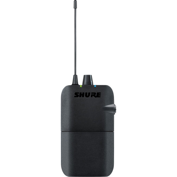 Shure P3R-H20 wireless bodypack receiver for PSM300 in-ear monitoring systems operating in the H20 frequency band