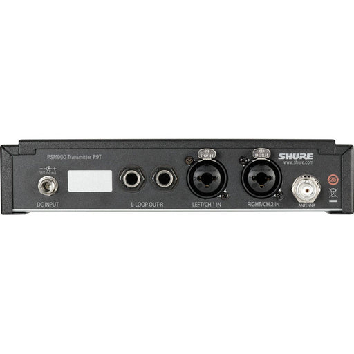 Shure P9T wireless transmitter for PSM 900 in-ear monitoring systems operating in the H21 frequency band
