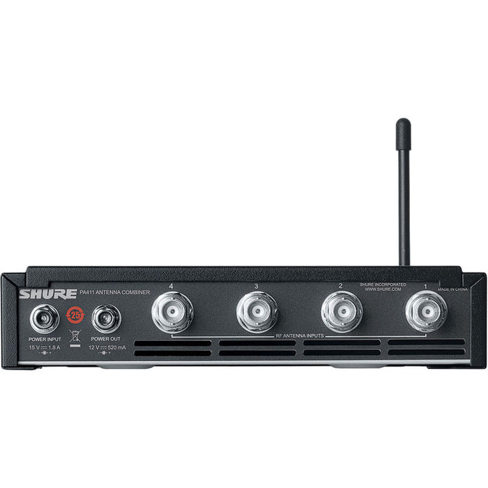 Shure PA411 antenna combiner for PSM300 wireless in-ear monitoring systems