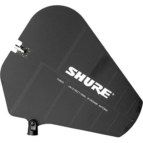 Shure PA805SWB wideband directional antenna for PSM wireless in-ear monitoring systems operating from 470-952 MHz