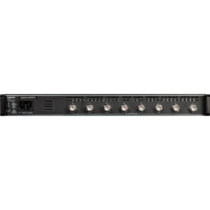 Shure PA821B wideband antenna combiner for professional wireless monitoring systems operating from 470 to 865 MHz
