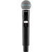 Shure QLXD2/B58A-H50 digital wireless handheld microphone transmitter with Beta 58A capsule for live vocal applications