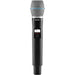 Shure QLXD2/B87A-H50 digital wireless handheld microphone transmitter with Beta 87A condenser capsule for professional vocals