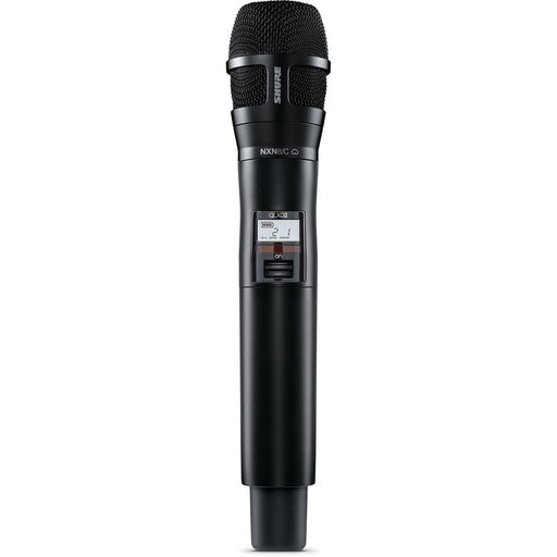 Shure QLXD2/N8C-V50 digital wireless handheld microphone transmitter with Nexadyne 8/C cardioid capsule for professional vocals