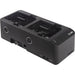 Shure SBC240-US two-bay networked docking charger with PS60 power supply for Shure rechargeable wireless transmitters and batteries