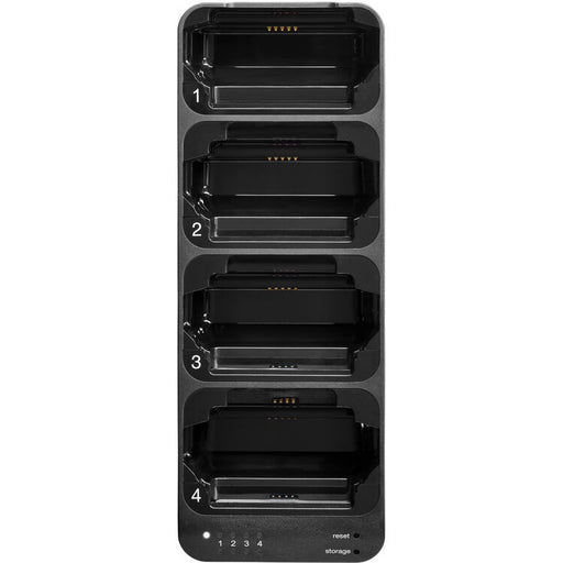 Shure SBC441 four-bay charger for ADXR bodypack receivers and SB910 rechargeable batteries without power supply