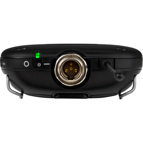 Shure SLXD1+ digital wireless bodypack transmitter for lavalier, headset, earset, and instrument applications.