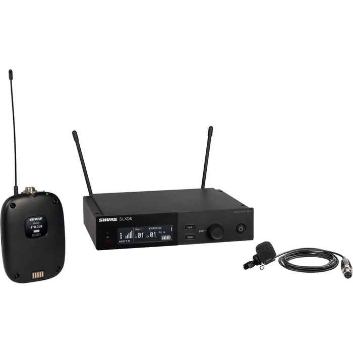 Shure SLXD14/85M digital wireless lavalier microphone system with WL185 mic and SLXD1 bodypack
