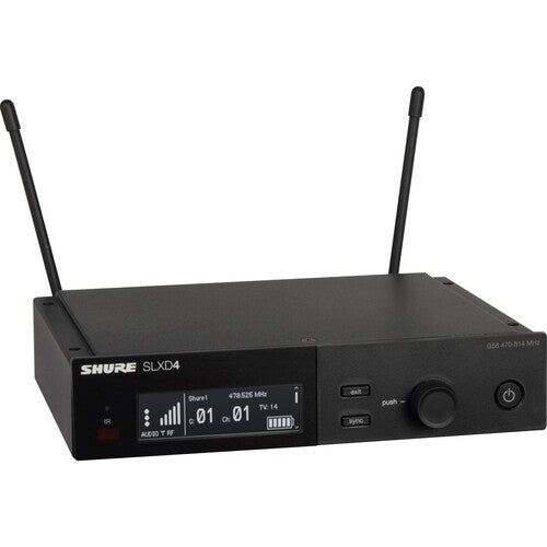 Shure SLXD14/85M digital wireless lavalier microphone system with WL185 mic and SLXD1 bodypack