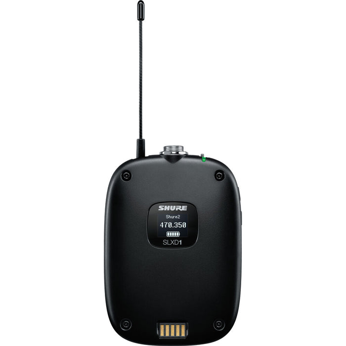 Shure SLXD14/85M digital wireless lavalier microphone system with WL185 mic and SLXD1 bodypack