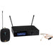 Shure SLXD14+/153T digital wireless earset microphone system with SLXD1 bodypack transmitter and MX153T earset microphone.