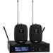 Shure SLXD14D+ dual-channel digital wireless bodypack system with dual receivers and bodypack transmitters for professional AV applications.