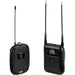 Shure SLXD15+ digital camera-mount wireless bodypack system with portable receiver and bodypack transmitter for broadcast and video production.