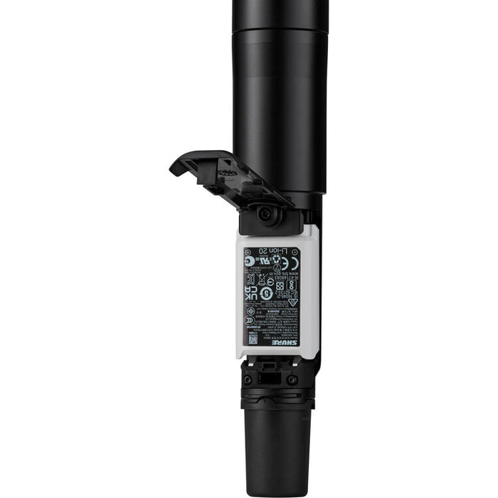 Shure SLXD2+ Digital Wireless Handheld Microphone Transmitter with SM58 Cardioid Capsule (G57: 470 to 608 MHz)