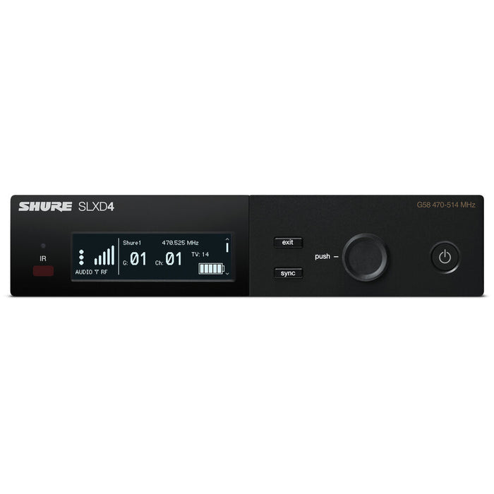 Shure SLXD24/B87A Digital Wireless Microphone System with Beta 87A Capsule - J52 Band