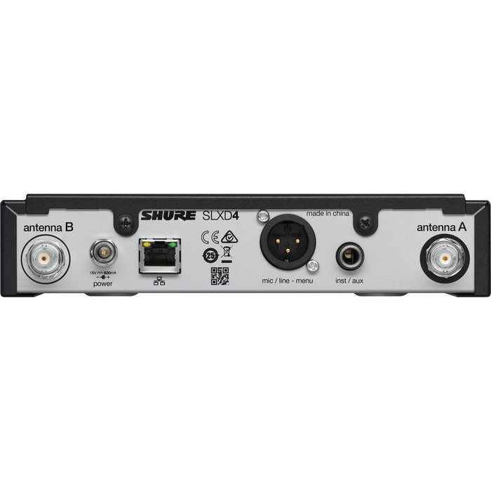 Shure SLXD24/SM58 wireless handheld microphone system with SM58 capsule – J52 frequency band