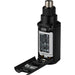 Shure SLXD3+ digital wireless plug-on transmitter for XLR microphones and professional field audio applications.