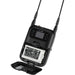 Shure SLXD35+ digital camera-mount wireless plug-on transmitter system with portable receiver for broadcast and field production.