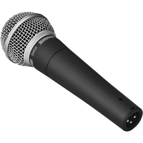 Shure SM58-LC Cardioid Dynamic Vocal Microphone with windscreen and steel mesh grille