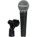 Shure SM58S cardioid dynamic vocal microphone with on/off switch for professional vocal performance